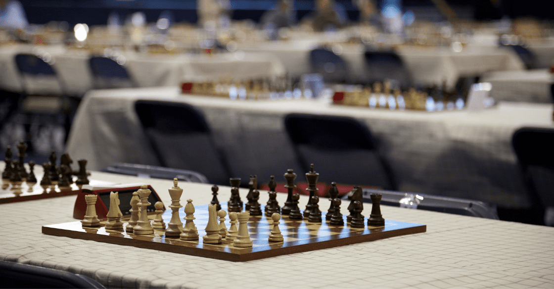 Chess tournament at hotel venue